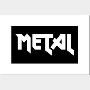 metal logo Posters and Art